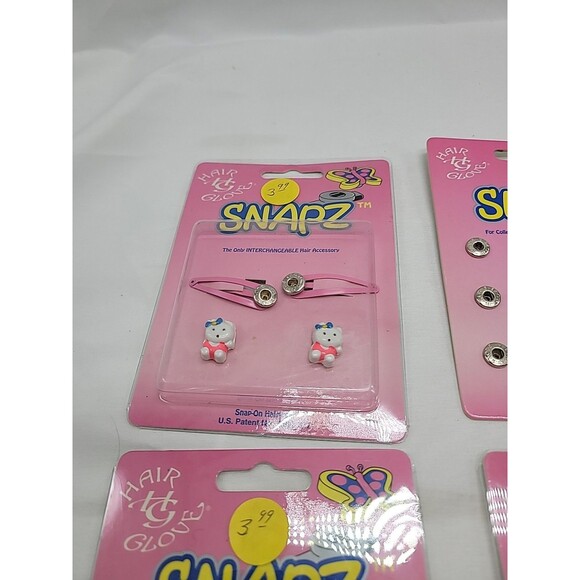 Lot Of 6 New SNAPZ  Vintage Swappable Snap in Hair Accessories Vintage Tom Jerry - Picture 2 of 14